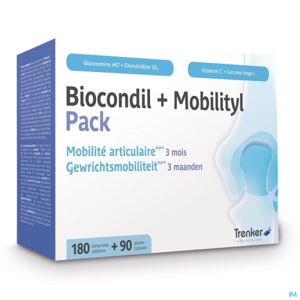 Biocondil + Mobilityl 180 Comprimés + 90 Gélules