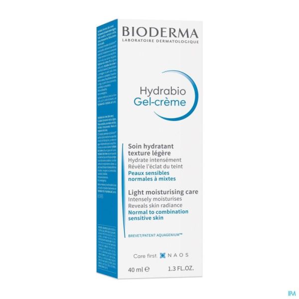 Bioderma Hydrabio Gel Crème Soin Hydra Légère 40ml