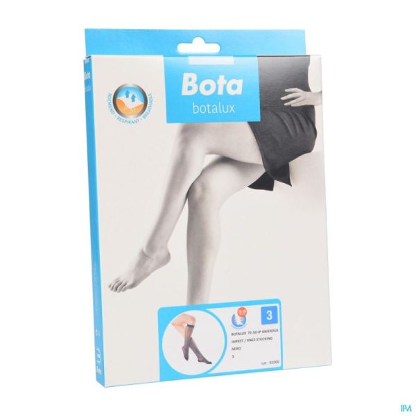 Botalux 70 Bas De Genou Adulte Nero T3 1 Pai
