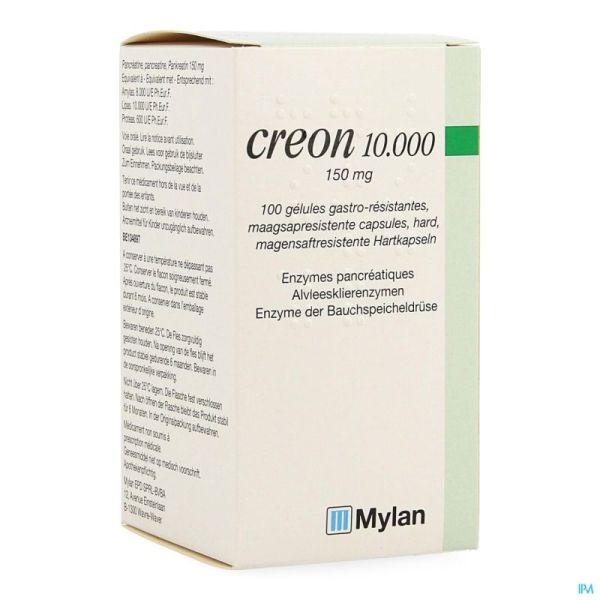 Creon 100 Gélules 150 Mg