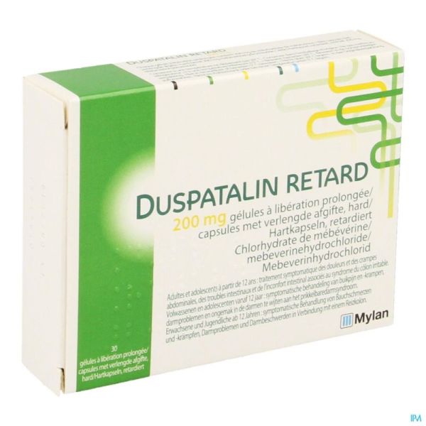Duspatalin Retard 30 Gélules 200 Mg