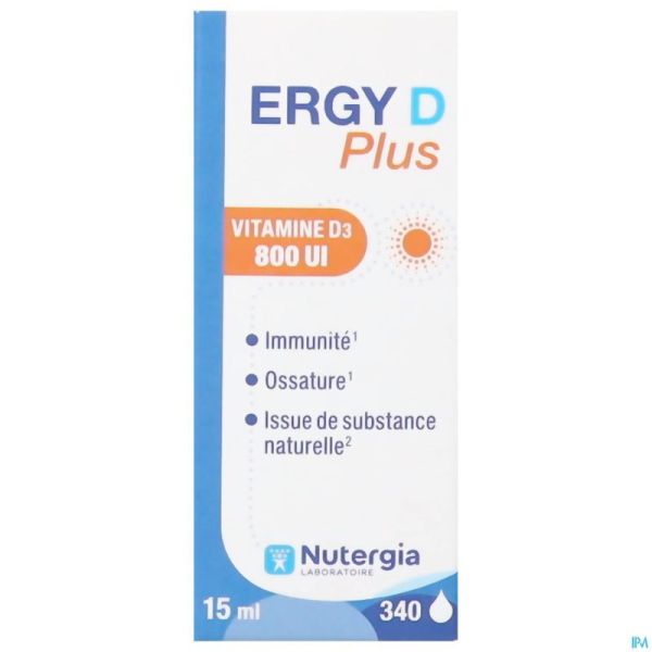 Ergy D Plus Fl 15ml Nf