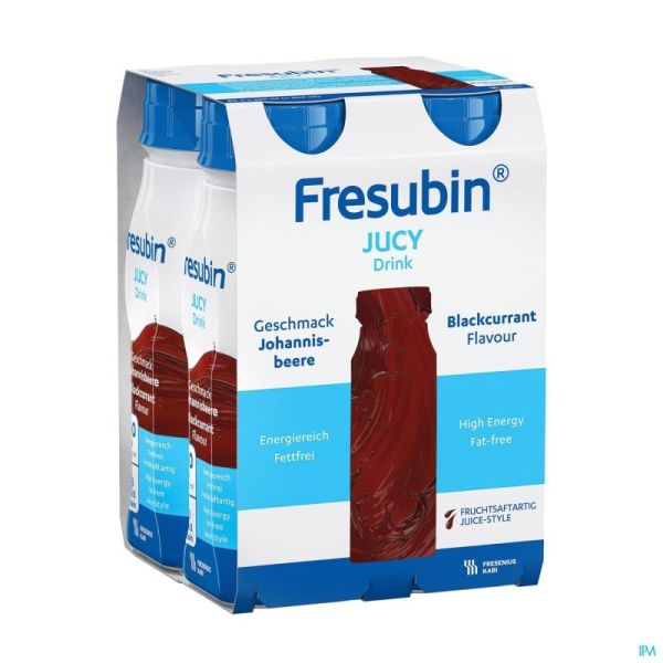 Fresubin Jucy Drink Cassis 4x200 Ml