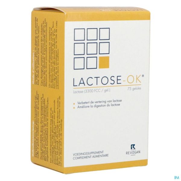 Lactose Ok 75 Gélules 353 Mg