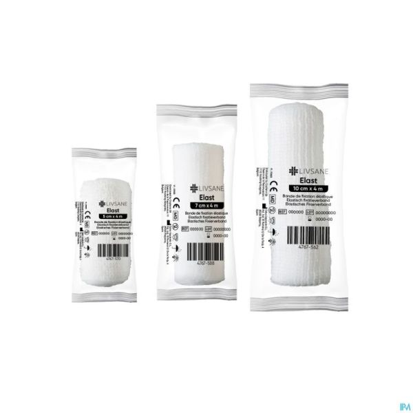 Livsane Elast Bande Fixation Cello 10cmx4m