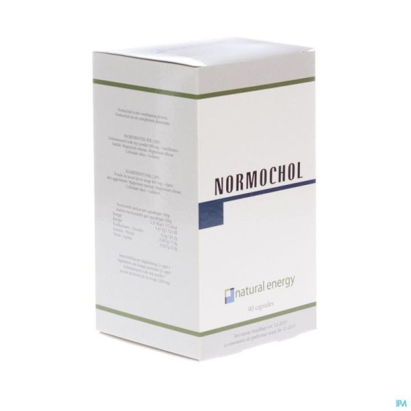 Normochol Nat Energy 90 Gélules 600 Mg