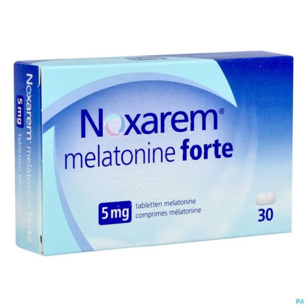 Noxarem Mélatonine Forte 5mg 30 Comprimés