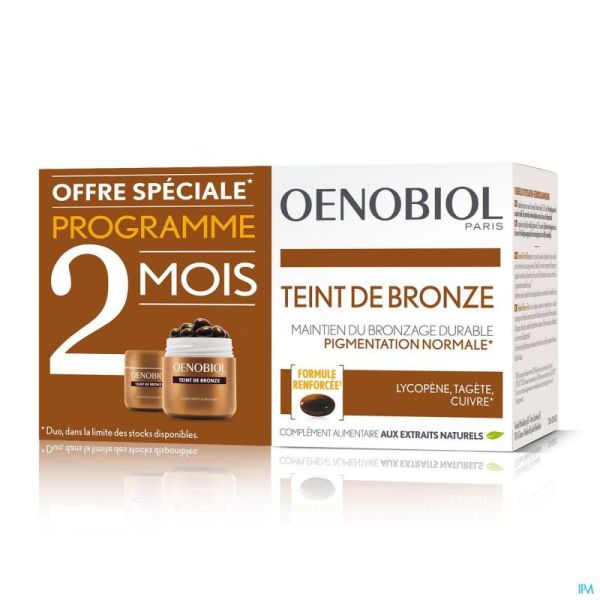 Oenobiol Teint de Bronze - Joli Teint 2x30 Gélules