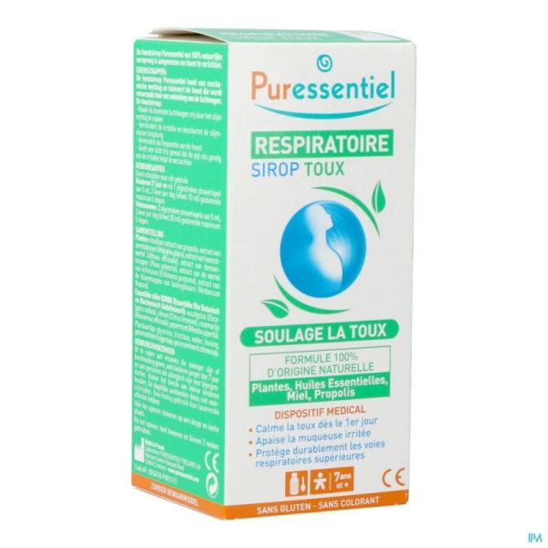 Puressentiel Respiration Sirop pour la  Gorge 125 Ml