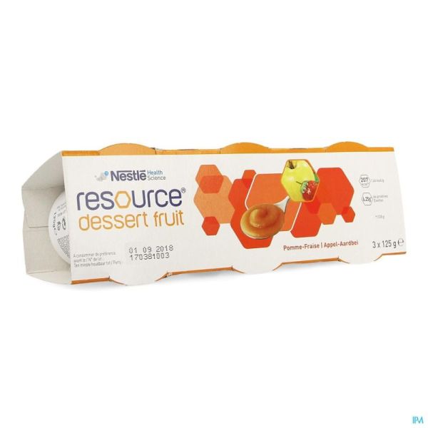 Resource Dessert Fruit Pomme-frais 3x125g 12332829