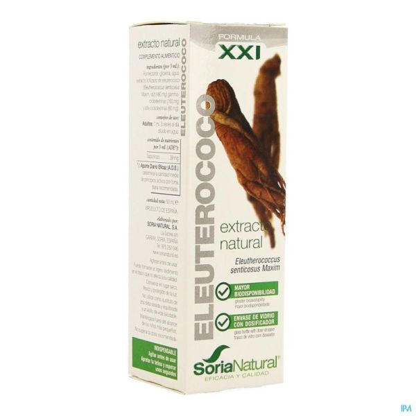 Soria Eleutherococcus Sentic. Xxi Extr. Flacon. 50ml