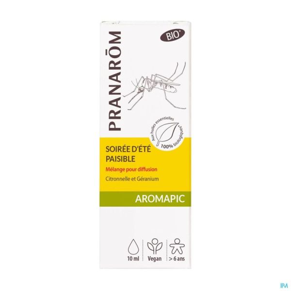 Aromapic Soiree Ete Melange Huile Essentielle. Diff. 10ml