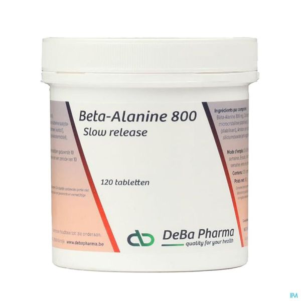 Beta-alanine 800mg Slow Release Comprimés 120 Deba