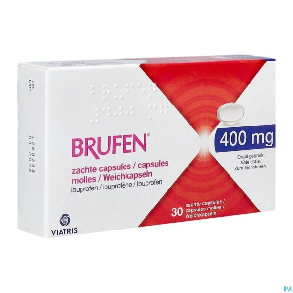 Brufen 400mg Capsules Molles 30