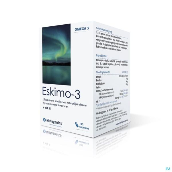 Eskimo-3 Metagenics 105 Gélules