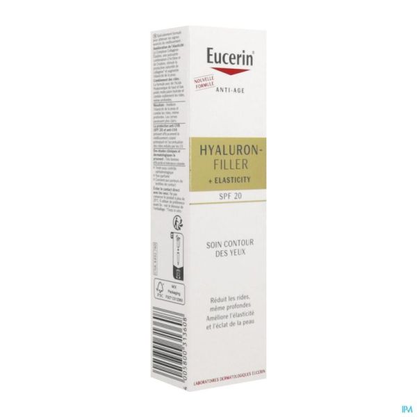 Eucerin Hyaluron-Filler +Elasticity Contour des Yeux Ip20 15ml