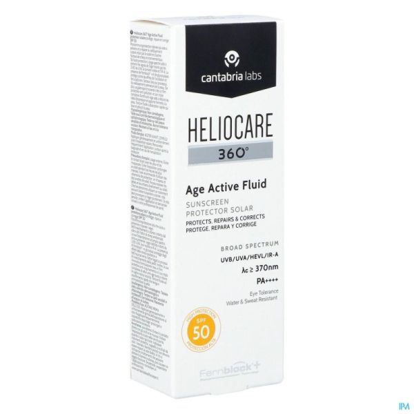 Heliocare 360° Âge Active Fluid Ip50 Tube 50ml