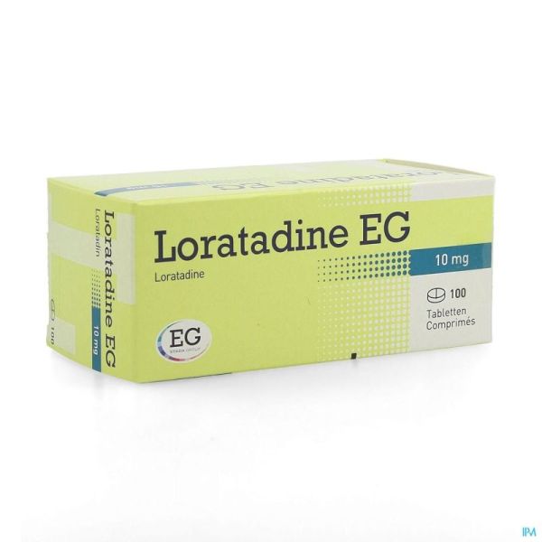 Loratadine E.g. 100 Comprimés 10 Mg