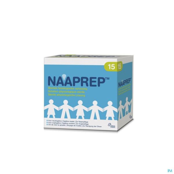 Naaprep Sérum Physiologique 15 Ampoules 5 Ml