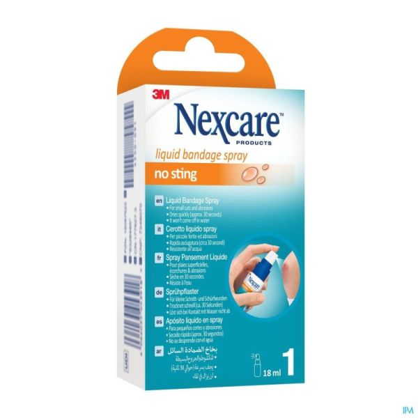 Nexcare Pansement Liquide Spray 18ml Lbs-18