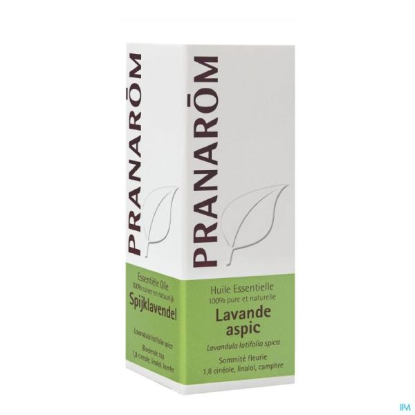 Pranarom Lavande Aspic 2001 Huile Essentielle 10 Ml