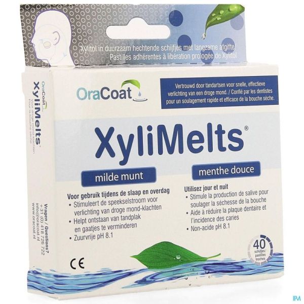 Xylimelts Menthe Douce Comprimés 2x20