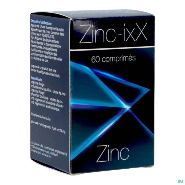 Zinc-ixx Comprimés 60