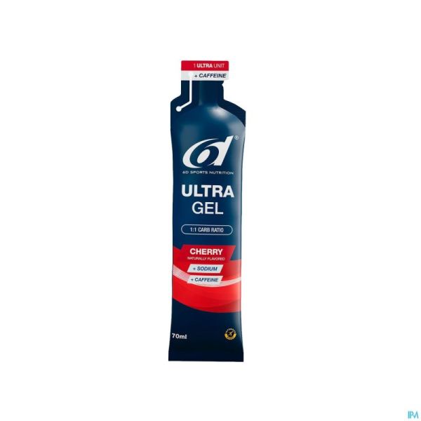 6d Ultra Gel + Caffeine Cherry 6x70ml