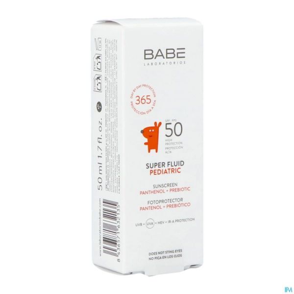 BabÉ Sun Pediatric Super Fluid Sunscr. Spf50 50ml