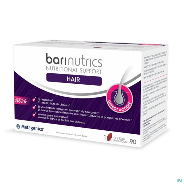 Barinutrics Hair Gélules 90 Metagenics