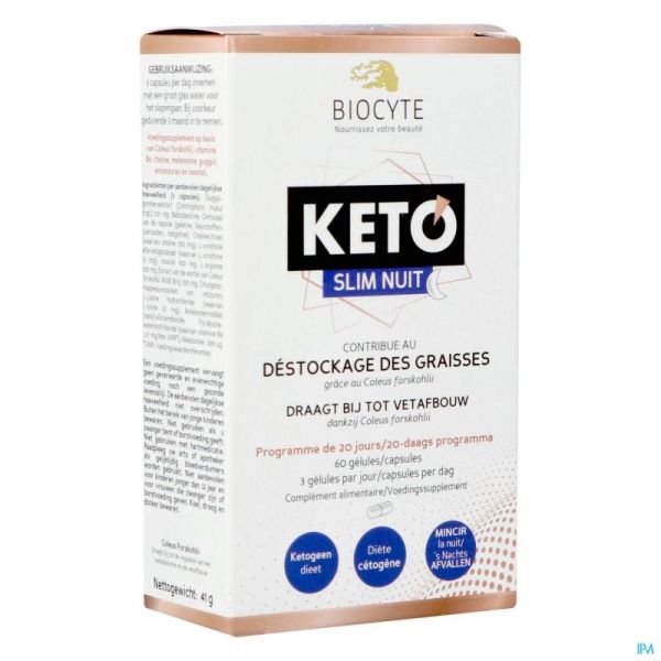 Biocyte Keto Nuit Caps 60