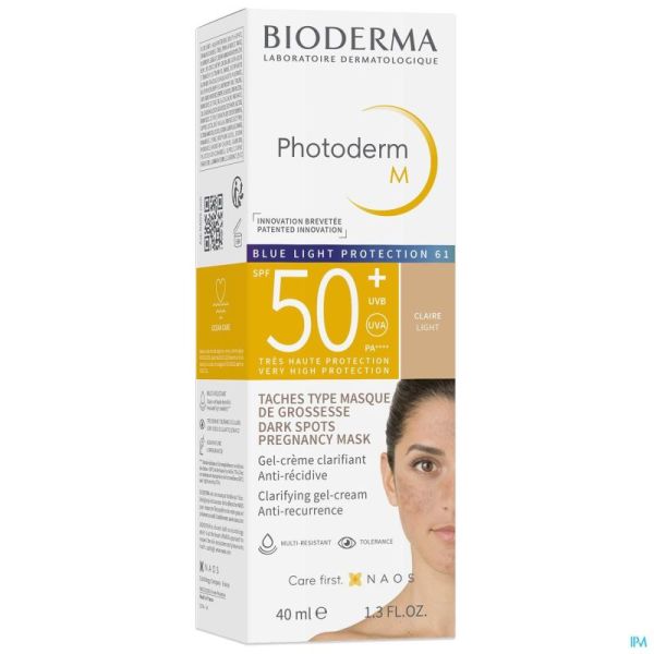 Bioderma Photoderm M Clair Ip50+ 40ml