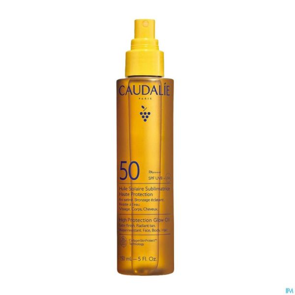 Caudalie Sun Huile Solaire Sublimante Haute Protection Spf50 150ml Prix Promo
