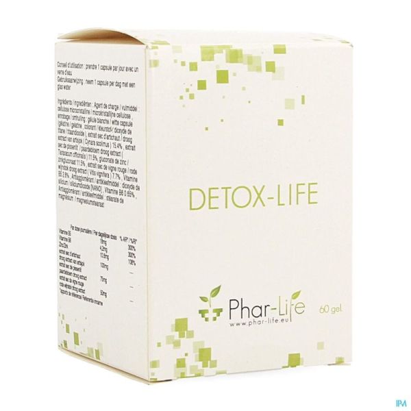 Detox-life Phar Life 60 Gélules
