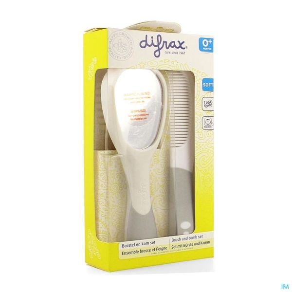 Difrax Brosse Et Peigne Set 1 Pièce