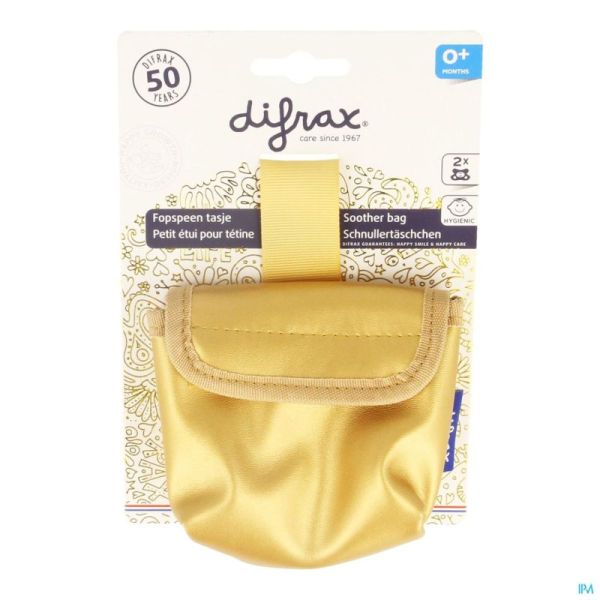 Difrax Etui Tétine D'or 1 Pièce