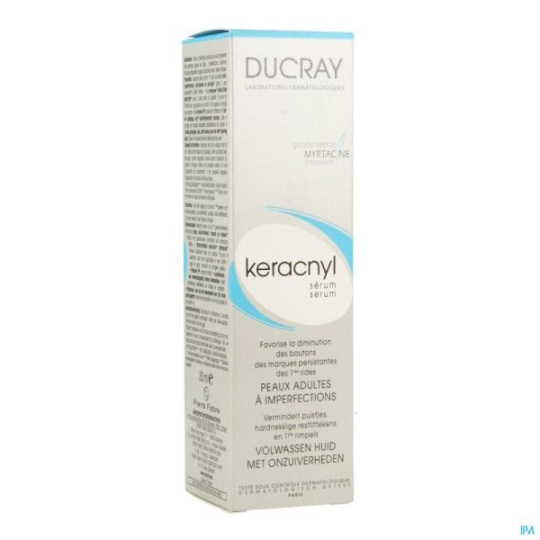 Ducray Keracnyl Sérum Peaux Adultes 30 Ml