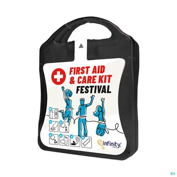 Festival First Aid&care Kit Black Box 23 Prod.