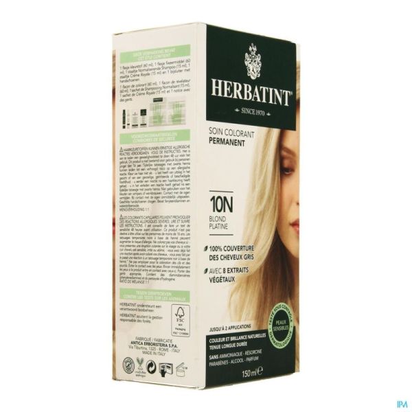 Herbatint Blond Platine 10n