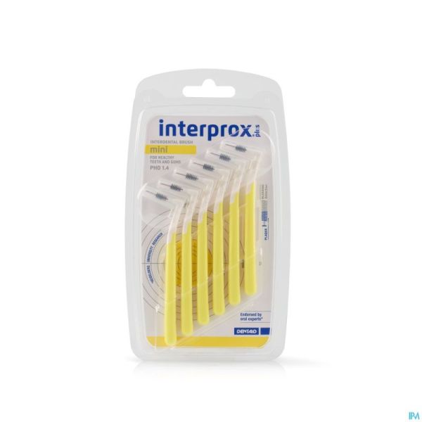 Interprox Plus Interdental Mini Jaune 1350 6 Pièces