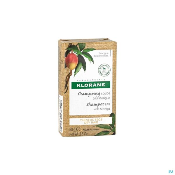 Klorane Capillaire Shampooing Solide Mangue 80g