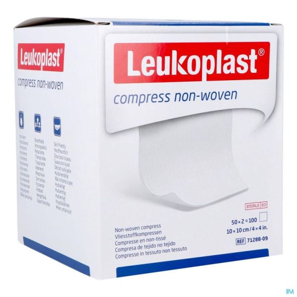 Leukoplast Compress N/woven St. 10cmx10cm 50x2