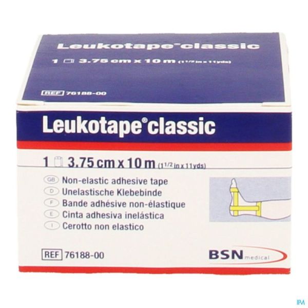 Leukotape Classic 7618800 10mx3,75cm Jau