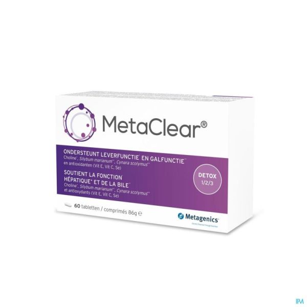 Metaclear Metagenics 60 Comprimés