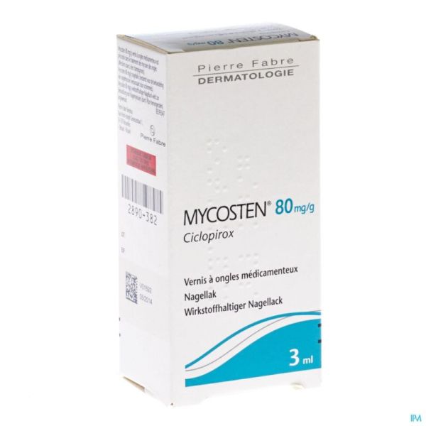 Mycosten Vernis A Ongles 80mg/ml 3 Ml