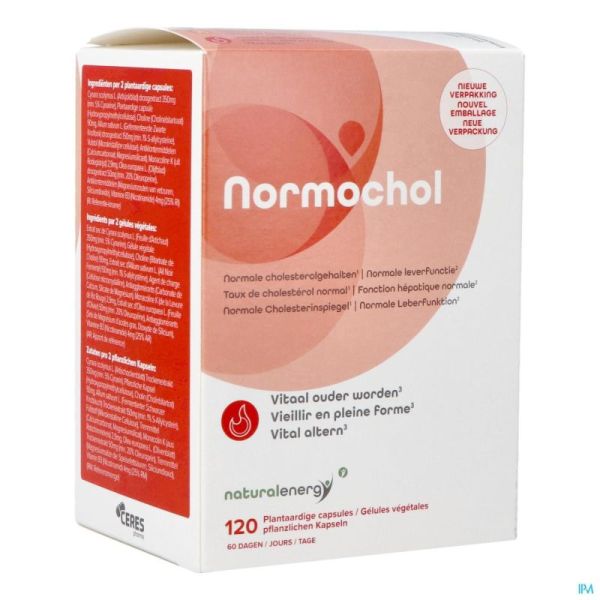 Normochol V-gélules 120 Natural Energy Labophar 