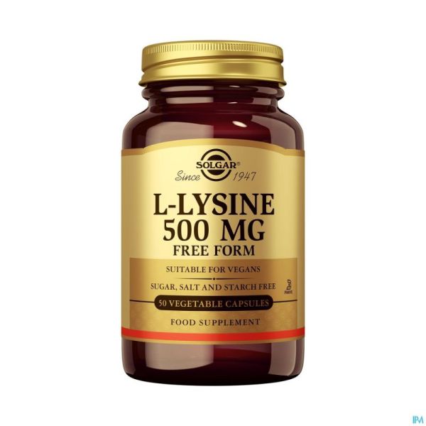 Solgar l-lysine V-caps 50x500mg