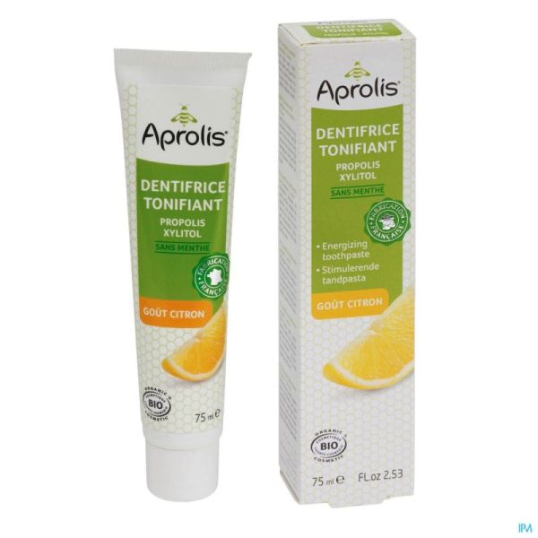 Aprolis Dentifrice Tonifiant S/menthe Bio Tube 75ml