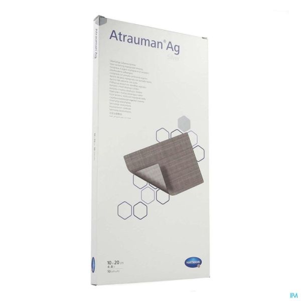 Atrauman Ag 10x20cm St. 10 P/s