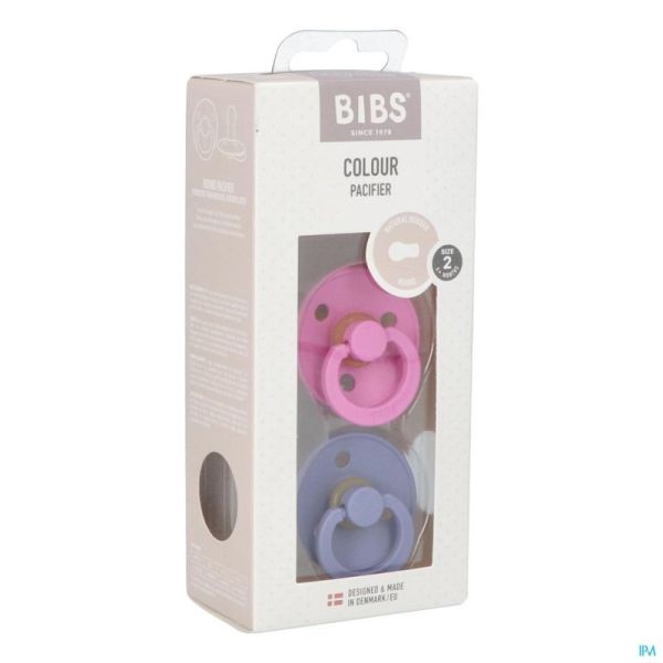 Bibs 2 Tetine Duo Bubblegum/peri